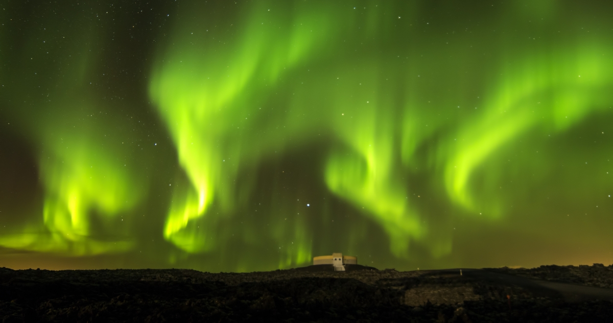 冰岛绿色极光风景4096x2160图片